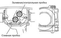  Замена смазок заднего и переднего дифференциала Subaru Legacy Outback