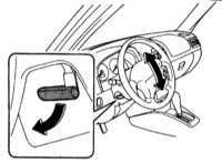 2.2.3 Регулировка наклона рулевой колонки (если предусмотрена)